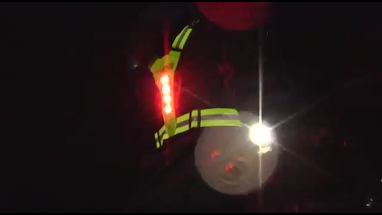 Held Flashlight LED Warnweste Motorrad Leuchtweste Sicherheitsweste