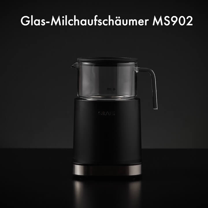 Induktions-Milchaufschäumer Glas